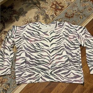 Boutique animal print seeatshirt